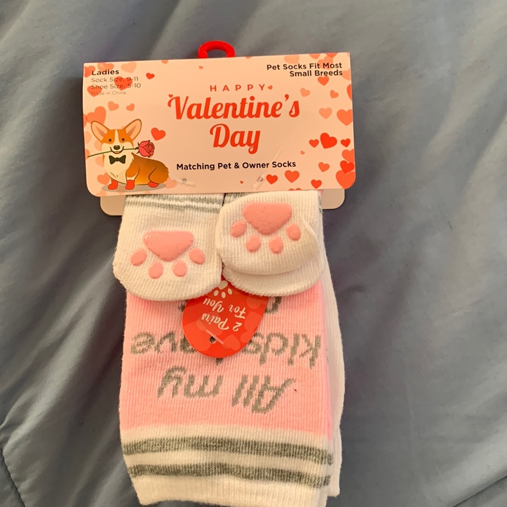 Valentine’s Day Socks-NWT